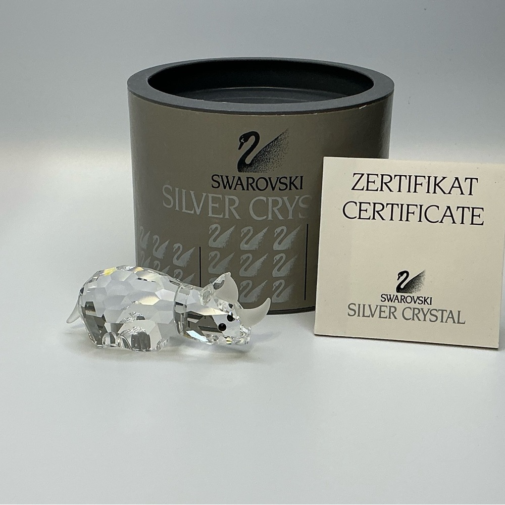 Swarovski Rhono Rhinoceros Figurine